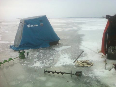 Tent and fish